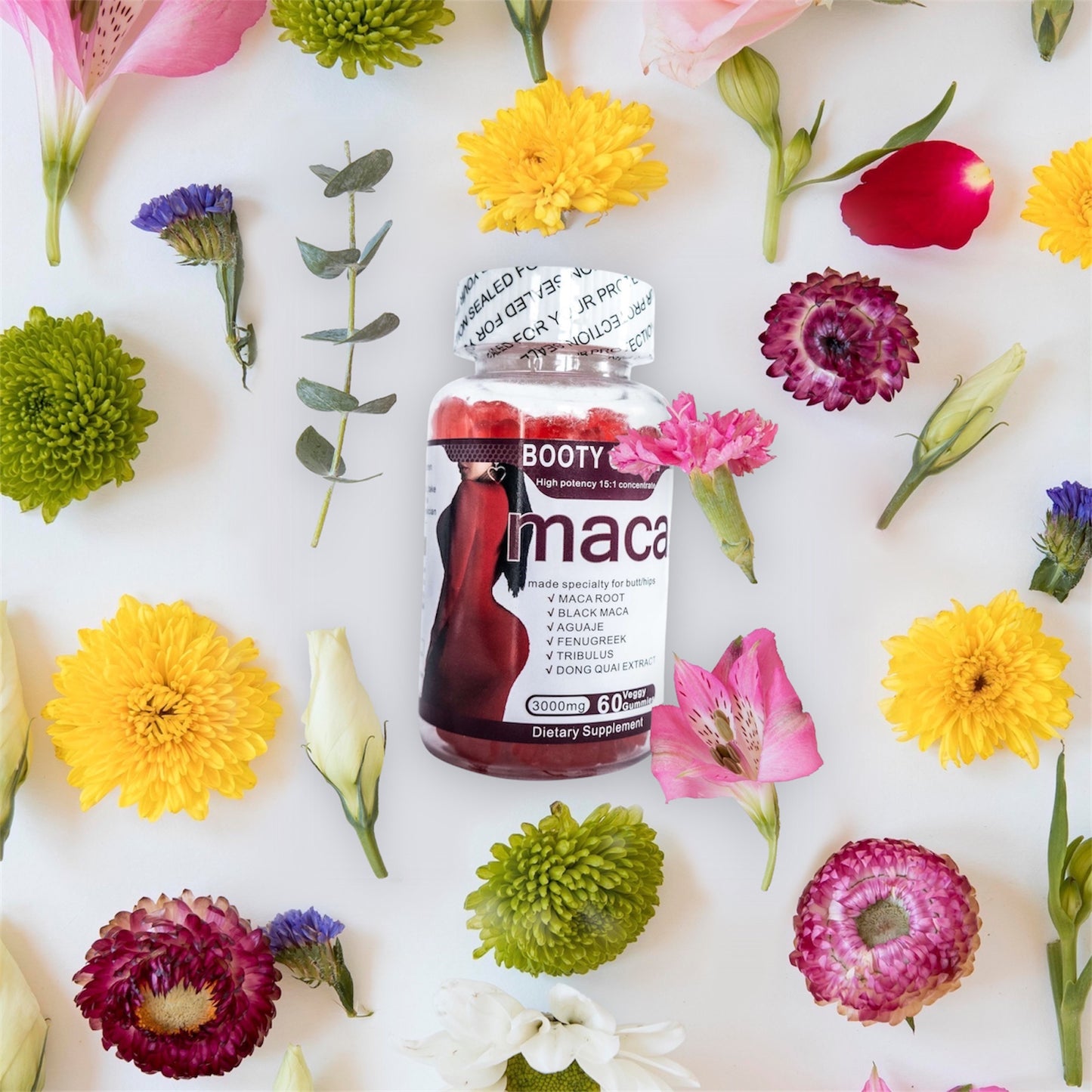 Gummies Booty maca volume fesses et hanches